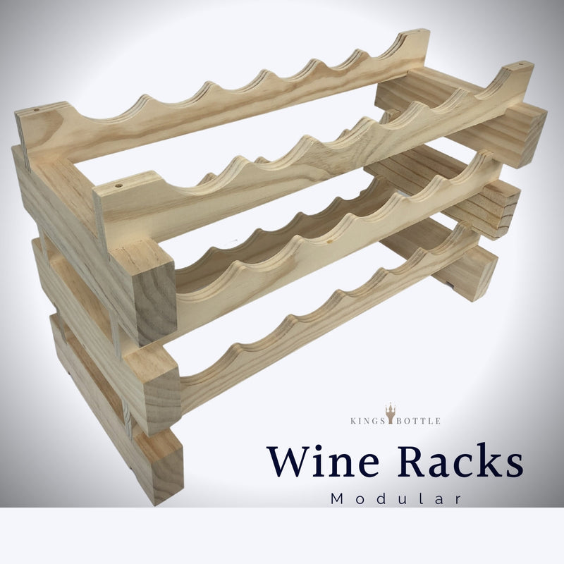 KingsBottle Individual Layers Modular Wine Racks WRM06N