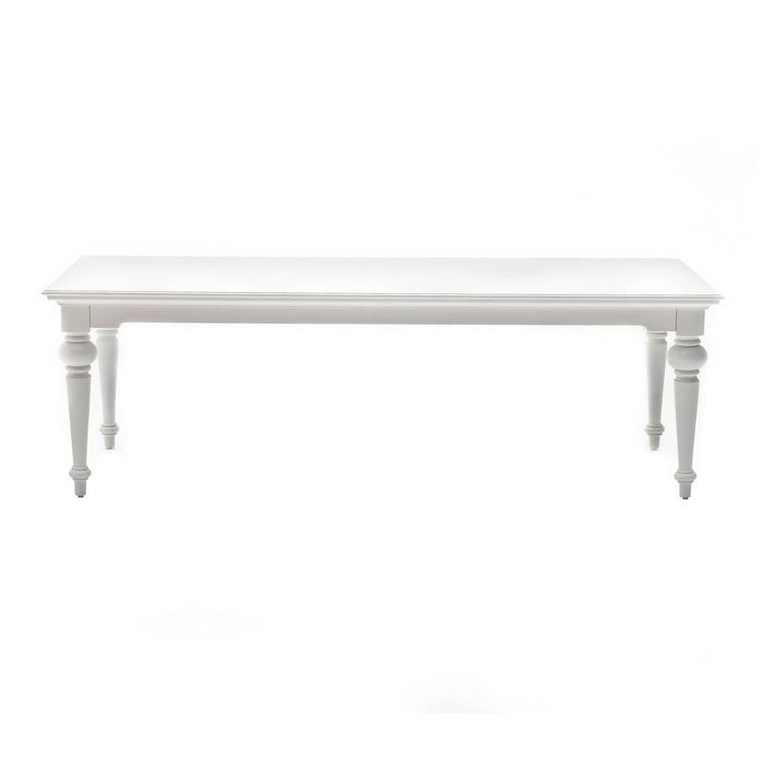 NovaSolo Provence 94" Dining Table White T784