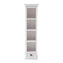 NovaSolo Halifax Bookshelf with Drawer White CA601