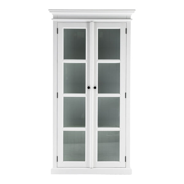 NovaSolo Halifax Double Vitrine White CA595