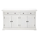 NovaSolo Provence Cabinet with Hutch White BCA595