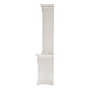 NovaSolo Provence Cabinet with Hutch White BCA595