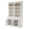 NovaSolo Provence Cabinet with Hutch White BCA595