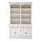 NovaSolo Provence Cabinet with Hutch White BCA595