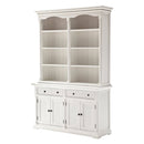 NovaSolo Provence Cabinet with Hutch White BCA595