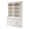 NovaSolo Provence Cabinet with Hutch White BCA595