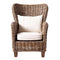 NovaSolo Wickerworks King Chair Natural Grey CR44