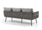 Whiteline Modern Living Oasis 4-Piece Outdoor Seating COL1563