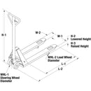 Wesco Industrial Products STAINLESS STEEL MANUAL HIGH LIFT - 272859