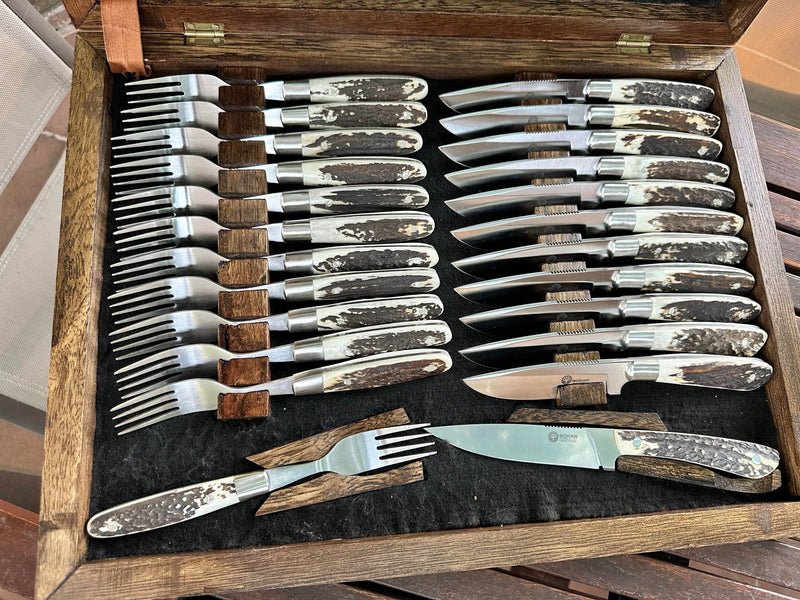 24 PC Fork and Knife Stainless Steel Set | KF18