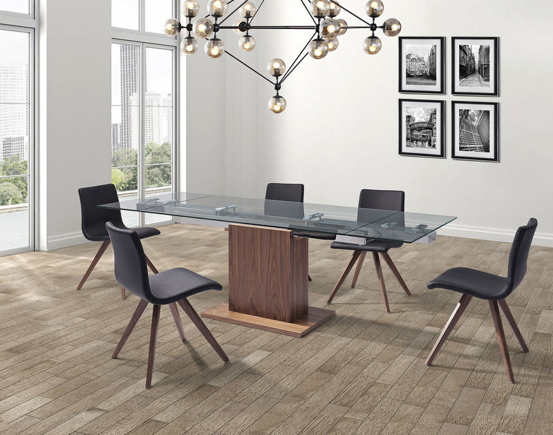 Whiteline Modern Living Pilastro Extendable Dining Table DT1275