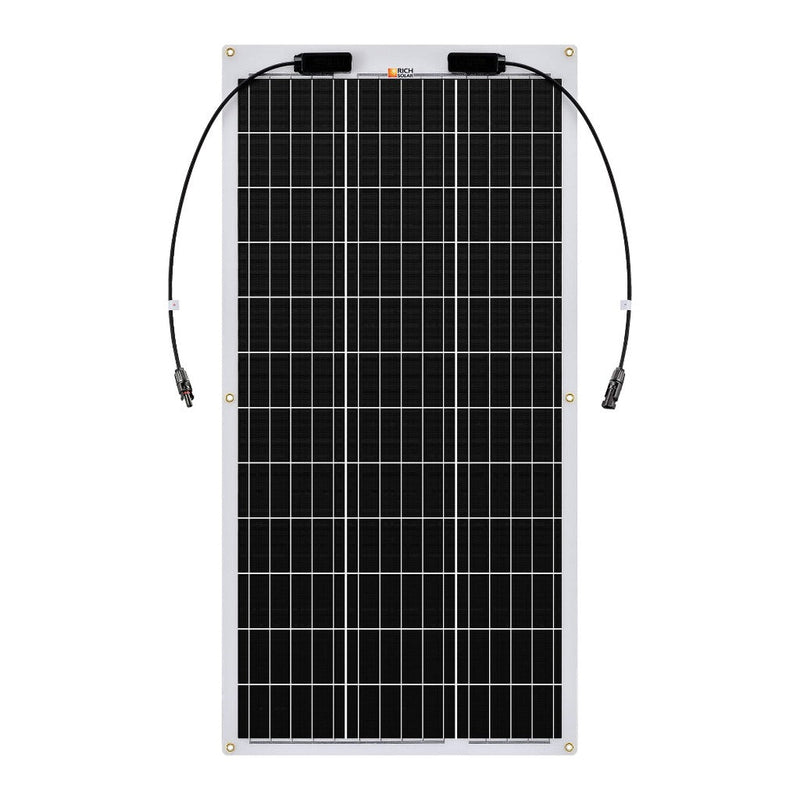 Rich Solar MEGA 100 FLEX | 100 Watt Flexible Solar Panel | Lightweight 12V Flexible Solar Panel for Vans, Boats, Trailers | High Efficiency