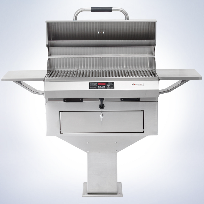 ElectriChef Ruby 32″ Pedestal-Base Outdoor Electric Grill 4400-EC-448-PB-S-32