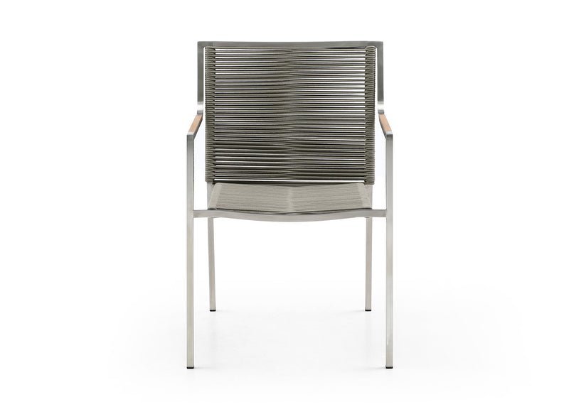 Whiteline Modern Living Rhea Outdoor Dining Armchair DAC1834