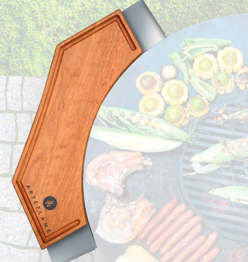 Arteflame Cherry Wood Cutting Block - Perfect Fit for Grills AFCUTBRDCH40