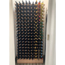 KingsBottle Custom Built Rustic hardwood Wine Rack | Pre-Assembled WRTR-CS0101-PA