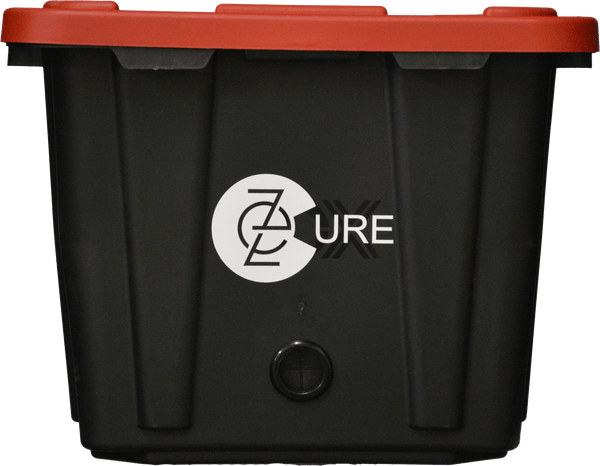 EZTRIM Ez Cure – 27 Gal. Red Tote with Holes