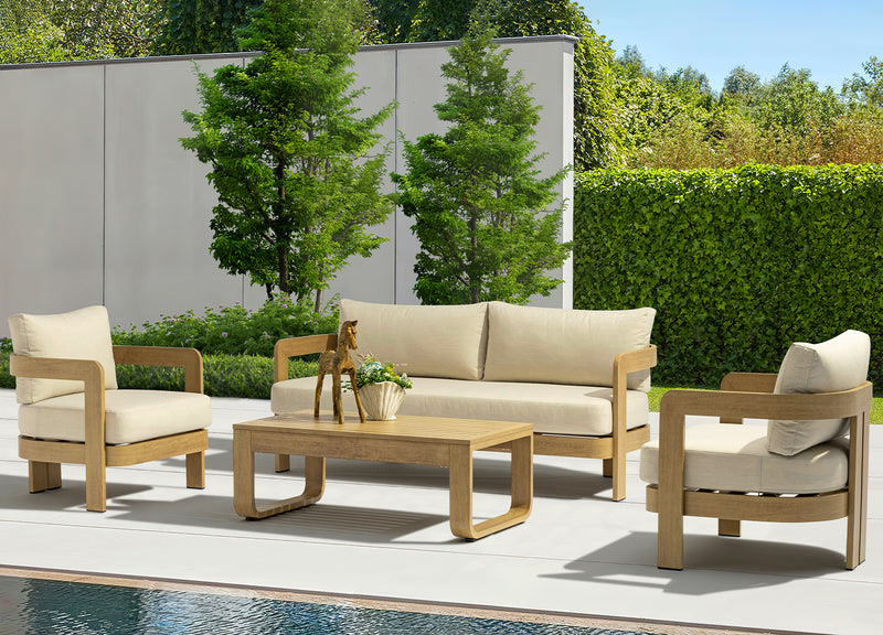 Whiteline Modern Living Sally 4-Piece Outdoor Seating COL2005