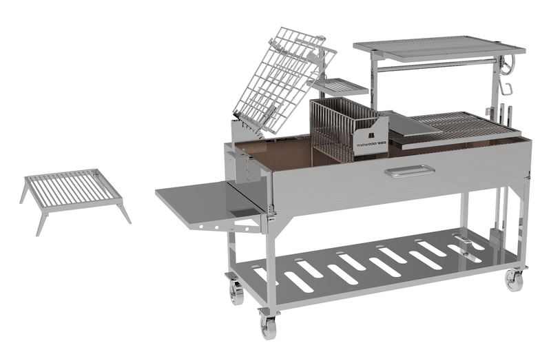 Tagwood BBQ Argentine Santa Maria Wood Fire & Charcoal Gaucho Grill | BBQ26SS