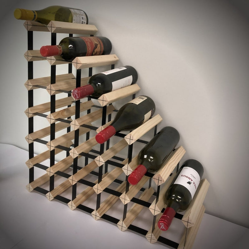 KingsBottle Sloped Timber Wine Rack WRTS06N