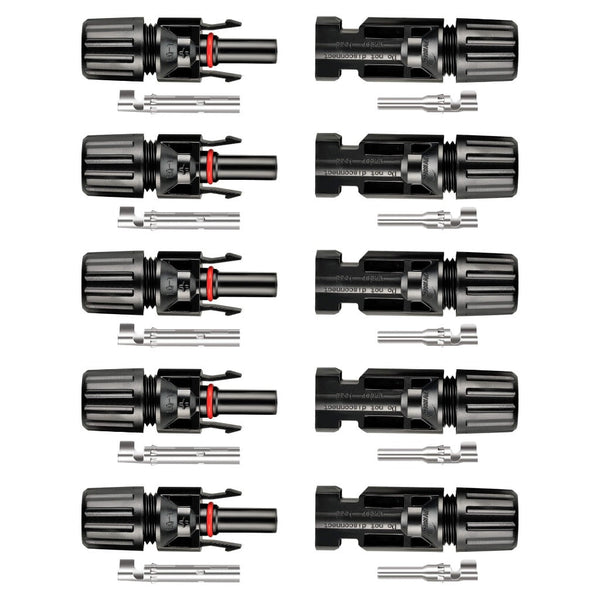 Rich Solar Solar Connectors | Solar Panel Connectors with Male and Female Connection | DIY