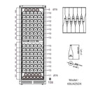 KingsBottle Upright Wine & Beverage cooler Combo With Low-E Glass KBU425BW3-SS