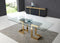 Whiteline Modern Living Sumo Rectangular Dining Table DT1658