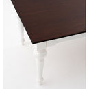 NovaSolo Provence Accent Dining Table Two-tone T784TWD