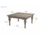 NovaSolo Hygge Square Coffee Table Vintage Teak T900TK