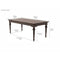 NovaSolo Hygge Dining Table 86" Vintage Teak T906TK