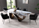 Whiteline Modern Living Tiffany Rectangular Dining Table DT1928