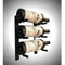 KingsBottle Wall Mounted Metal Rail Wine Racks | 1-Bottle Depth WR01FT-WPH01B