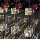 KingsBottle Modern Elegance: Acrylic and Metal Wine Racks with LED Lighting WR-ACRYLIC