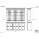 NovaSolo Halifax Hutch Unit with 6 Glass Doors in Classic White BCA611