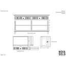 NovaSolo Skansen Hutch Bookcase Unit in Classic White BCA613