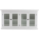 NovaSolo Halifax Display Buffet with 4 Glass Doors White B184