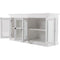 NovaSolo Halifax Display Buffet with 4 Glass Doors White B184