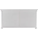 NovaSolo Halifax Display Buffet with 4 Glass Doors White B184