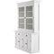 NovaSolo Halifax Glass-Display Hutch Unit White BCA594