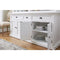 NovaSolo Halifax Hutch Bookcase 5 Doors 3 Drawers White BCA606