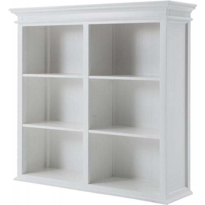 NovaSolo Halifax Buffet Hutch Unit with 6 Shelves White BCA608