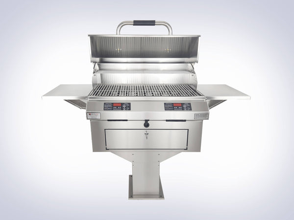 ElectriChef Ruby 32″ Dual Pedestal-Base Outdoor Electric Grill 4400-EC-448-PB-D-32