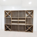 KingsBottle 14 Bottle Display Wine Cube WCD14N15T