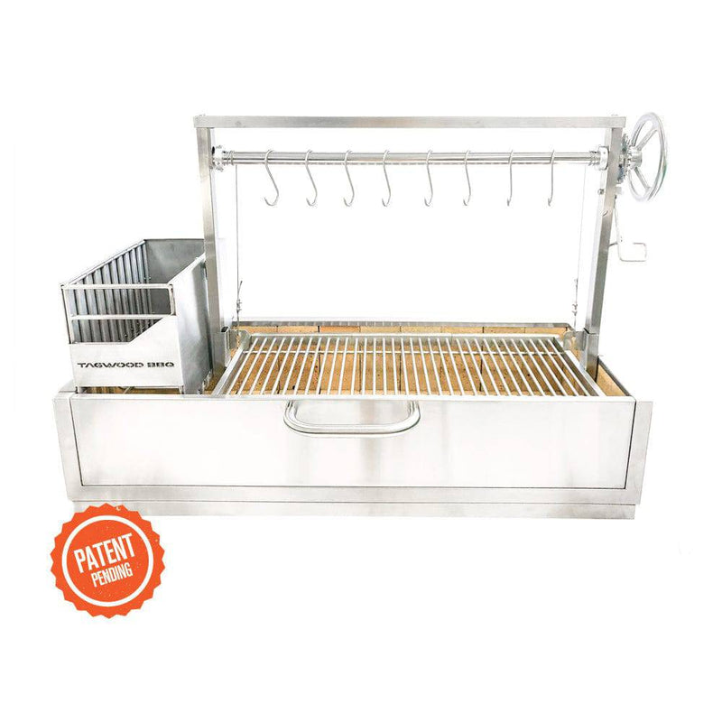 Tagwood BBQ Grills Built-In Santa Maria Argentine Wood Fire & Charcoal Gaucho Grill OPEN FIRE COOKING | BBQ25SS