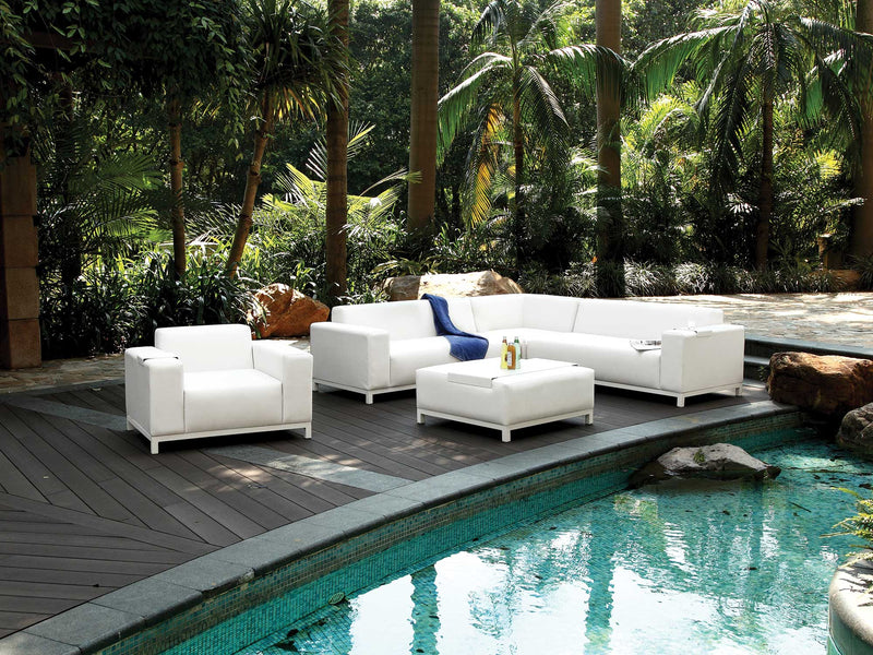 Whiteline Modern Living Andrew 5-Piece Outdoor Seating COL1595