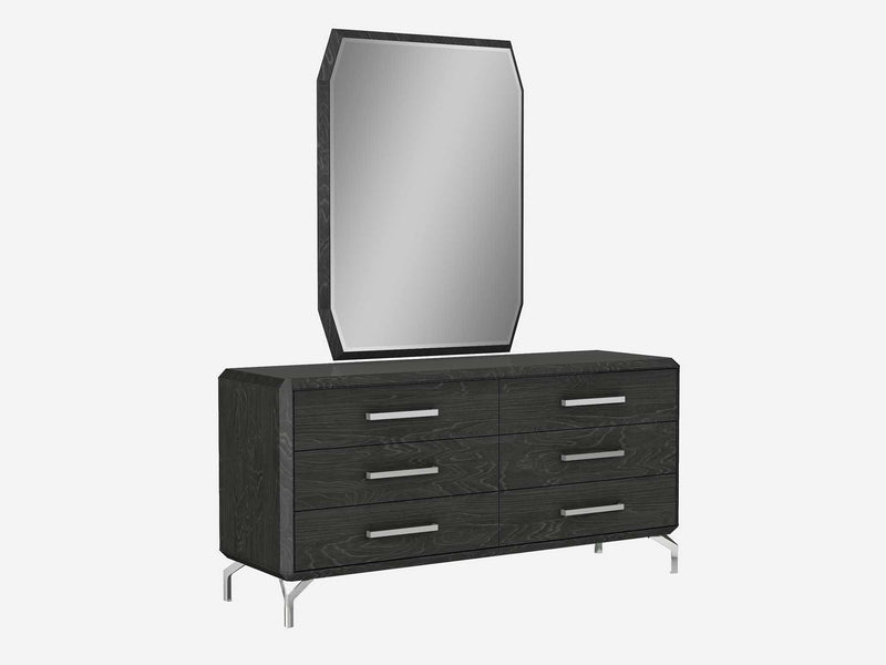 Whiteline Modern Living Los Angeles Dresser DR1618DGRY