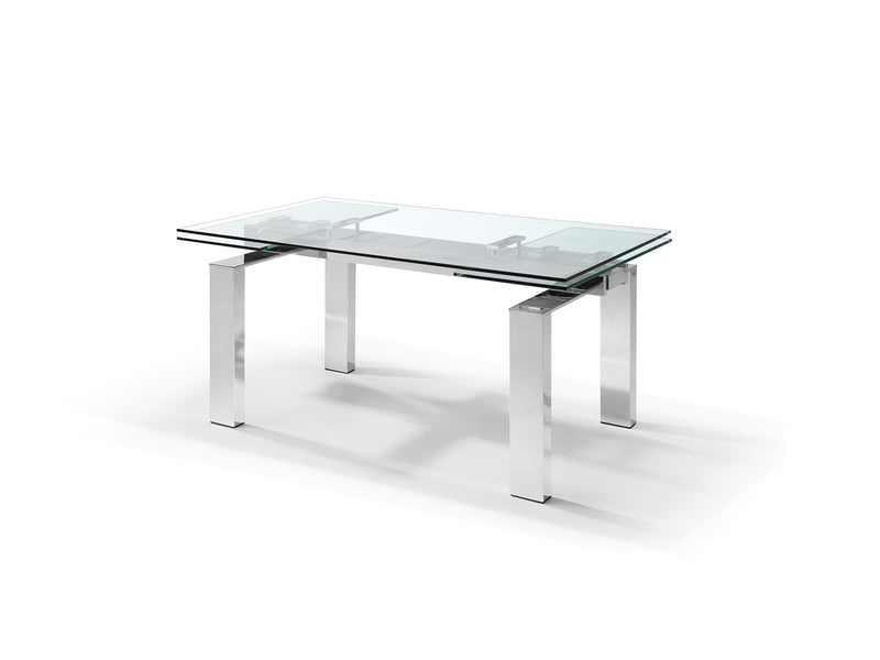 Whiteline Modern Living Cuatro Extendable Dining Table DT1234