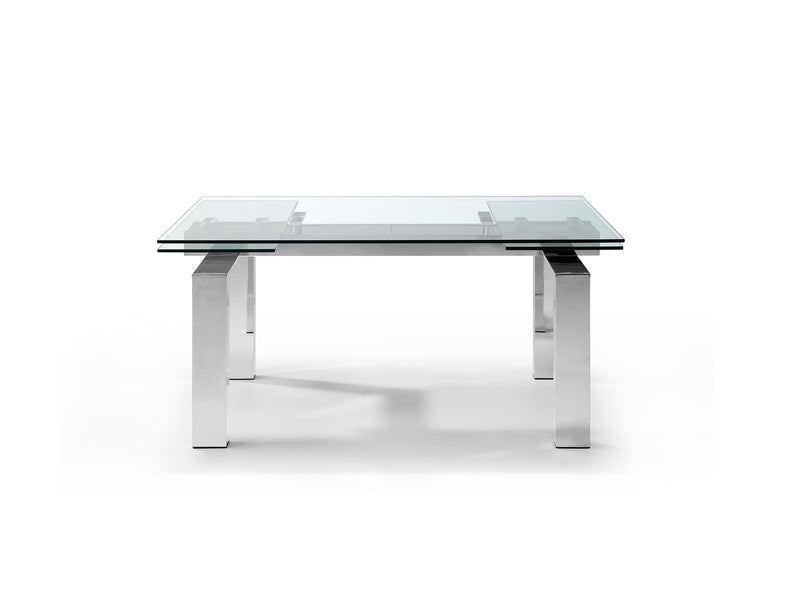 Whiteline Modern Living Cuatro Extendable Dining Table DT1234