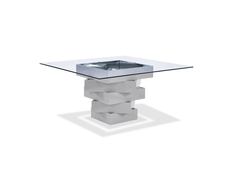 Whiteline Modern Living Carson Square Dining Table DT1402