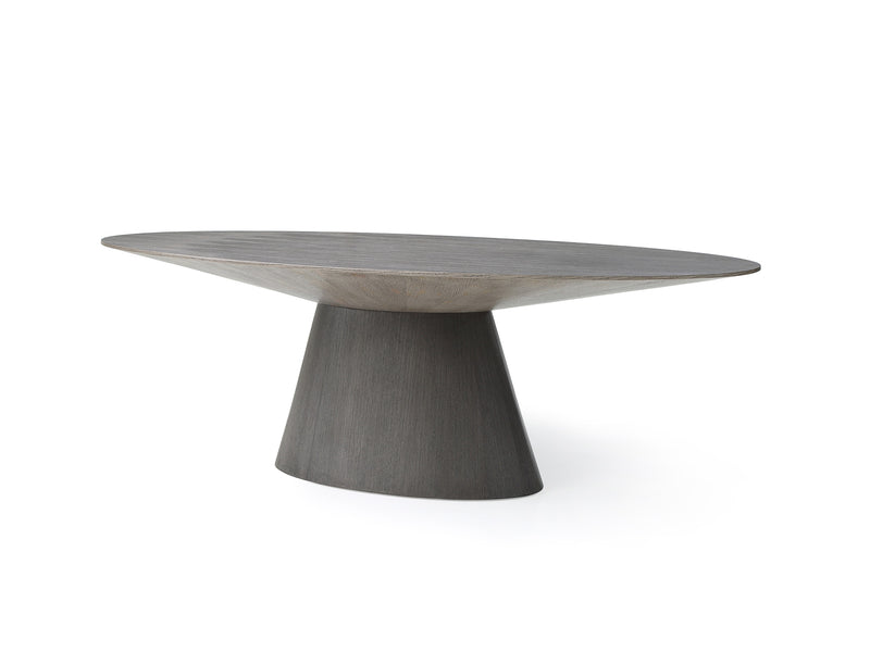 Whiteline Modern Living Bruno Oval Dining Table DT1474